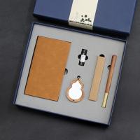 书香致远扩香石+笔记本+香薰精油+挂绳流苏+红木笔