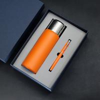 高档锤纹闷炖杯 316内胆+金属笔