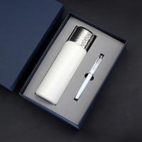 高档锤纹闷炖杯 316内胆+金属笔