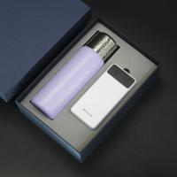 高档锤纹闷炖杯 316内胆+纽曼充电宝