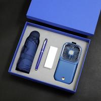 多功能挂脖风扇+晴雨伞+金属笔