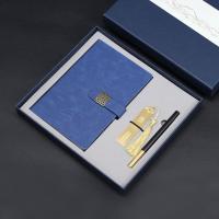 A5搭扣本+黄铜书签+红木笔