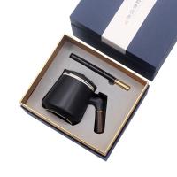 陶瓷茶漏杯+红木笔