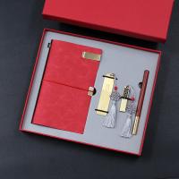 旅行笔记本+窗花U盘+铜书签+匠心笔