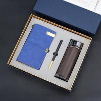 木纹紫砂杯+匠心笔+本