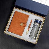 富光玻璃杯+笔+A5窗花搭扣本