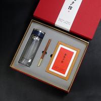 富光玻璃杯+红木笔+实木相框